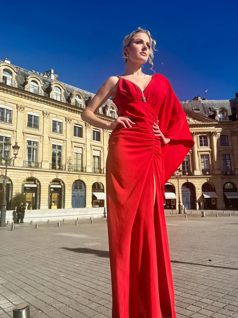 Robe verati rouge