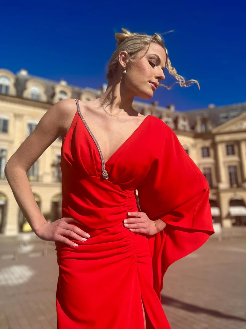 Robe verati rouge