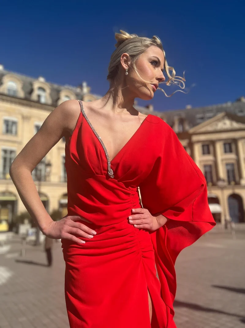 Robe verati rouge