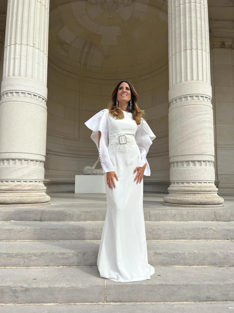 Robe Georgia blanche