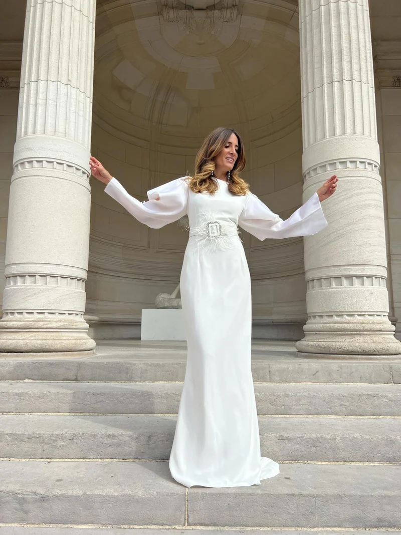Robe Georgia blanche