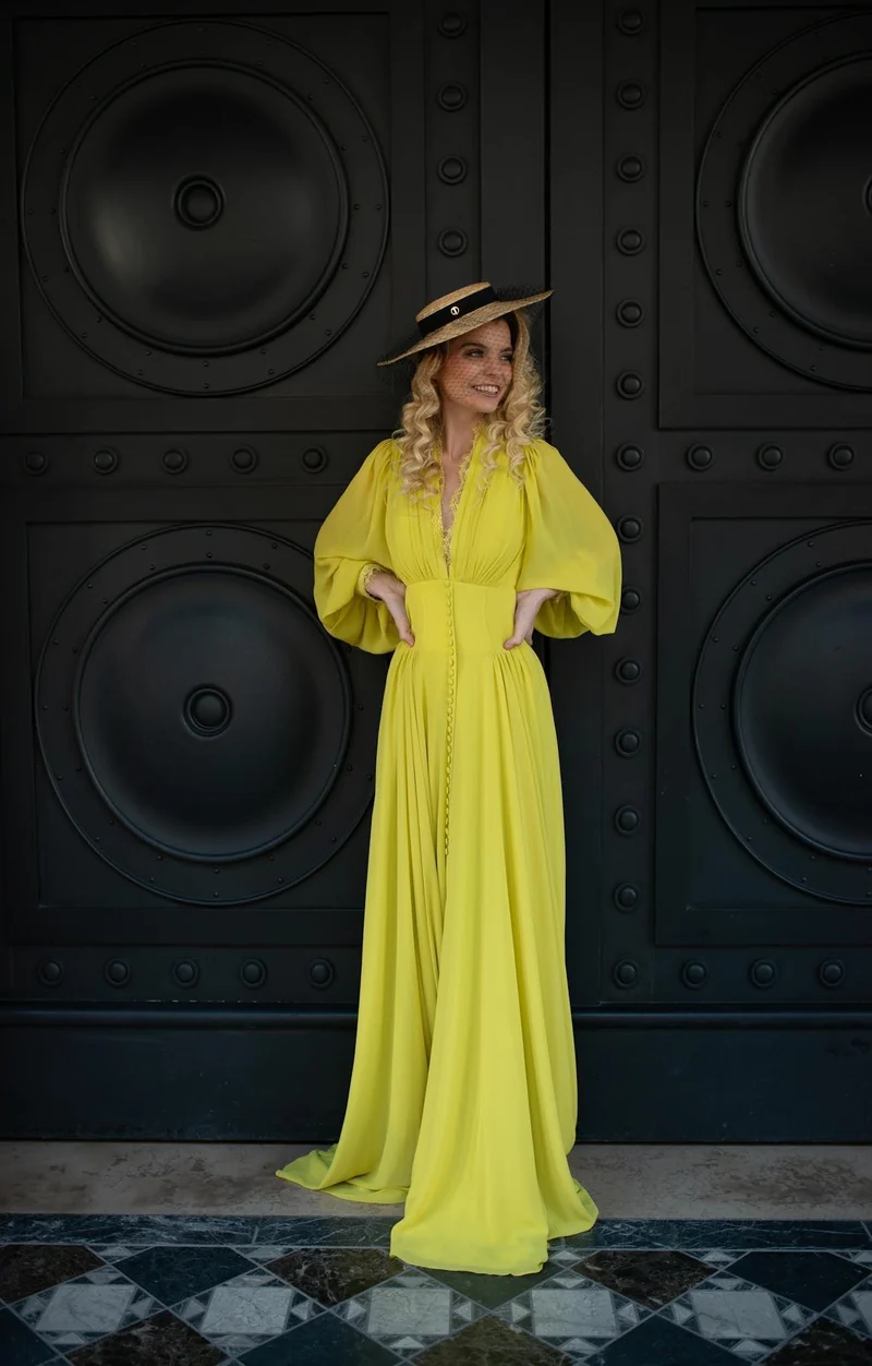 Robe Paloma jaune