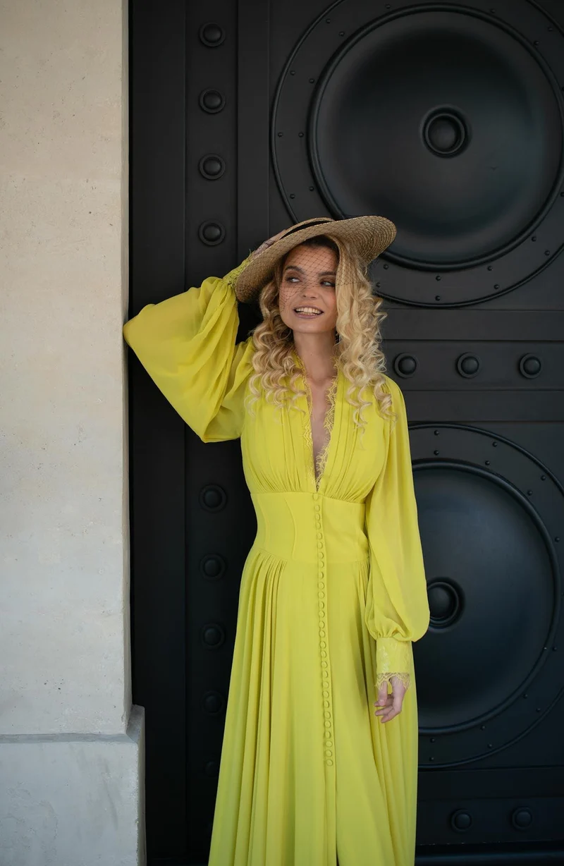 Robe Paloma jaune