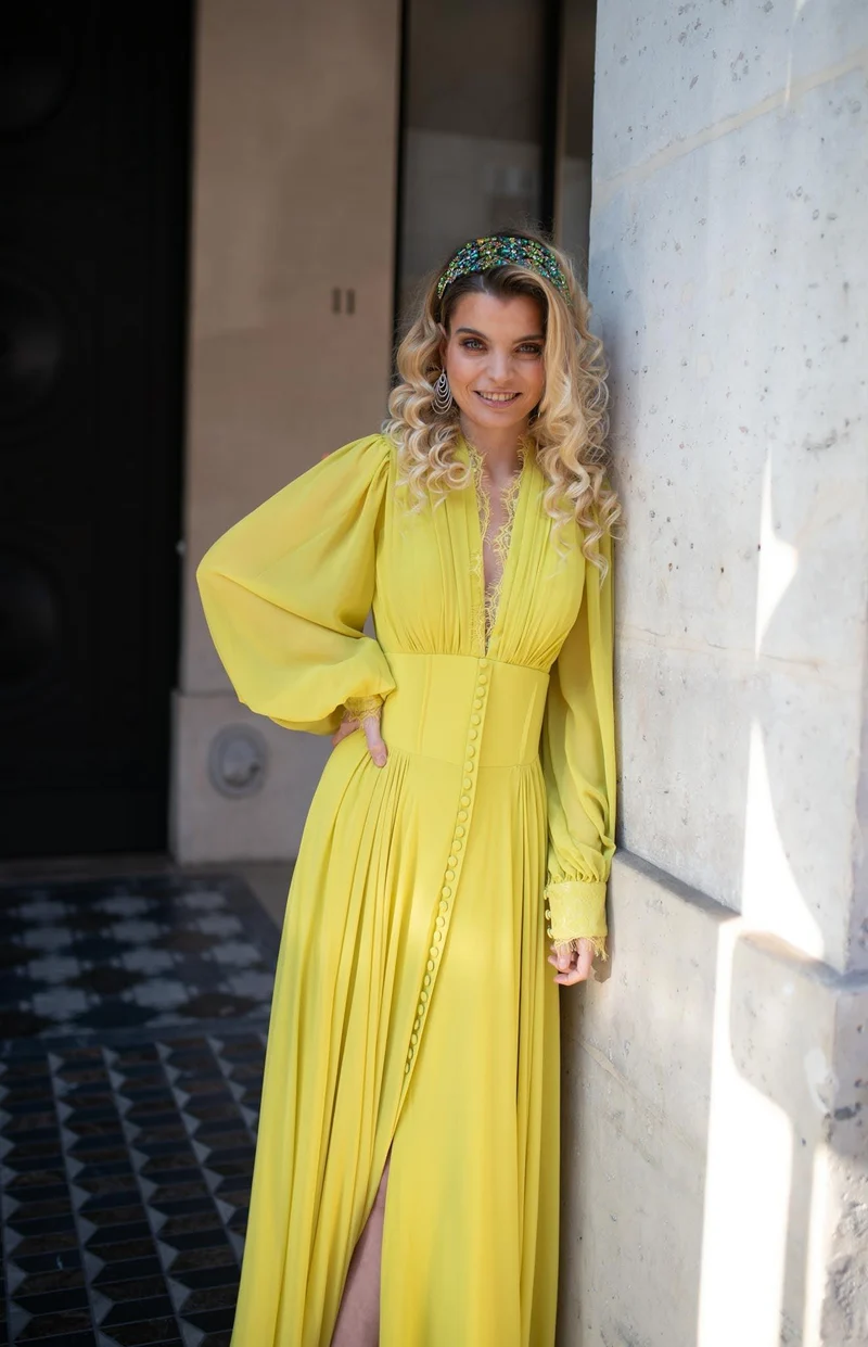Robe Paloma jaune