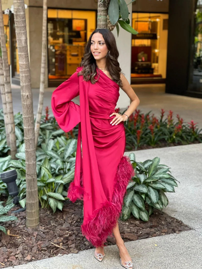 Robe Lyna rouge