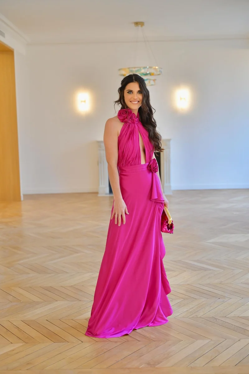 Robe Rose Anna fuschia