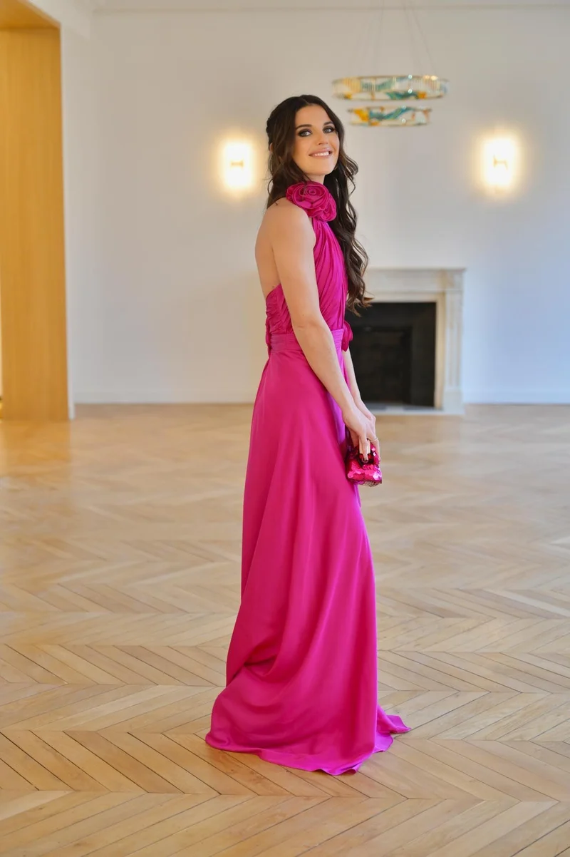 Robe Rose Anna fuschia