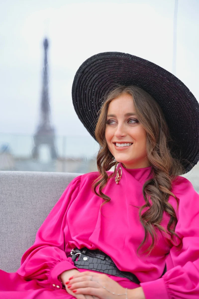 Robe Georgina fuschia