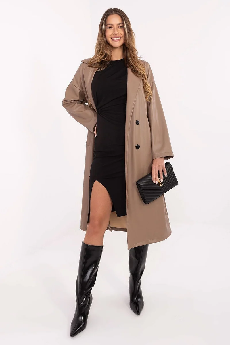Robe casual moulante noire