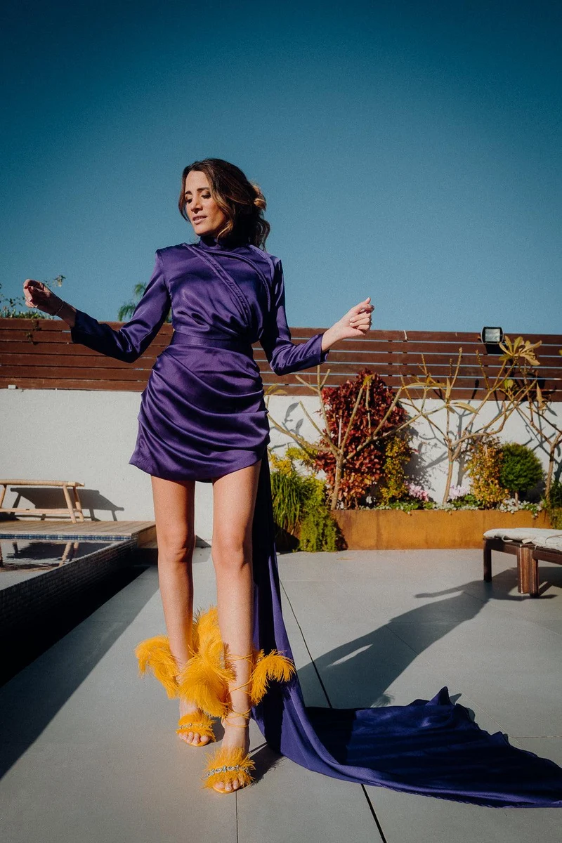 Robe Serena violette