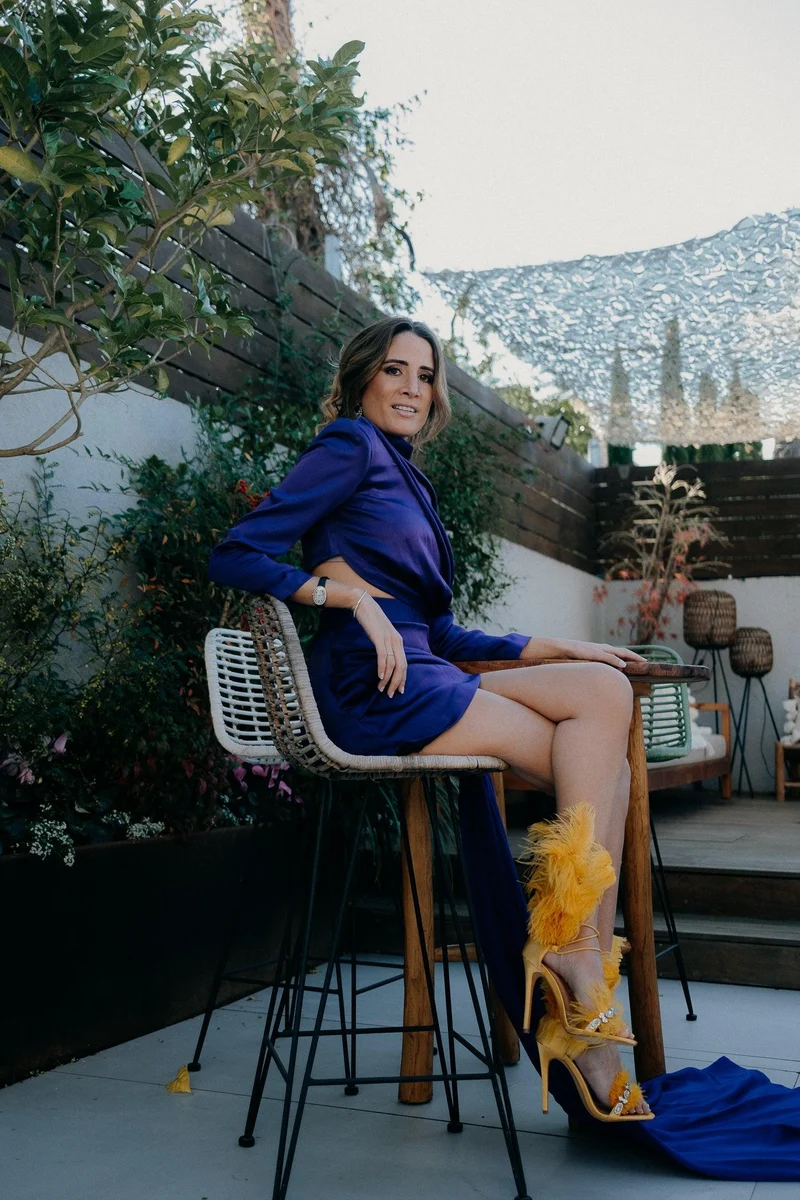 Robe Serena violette