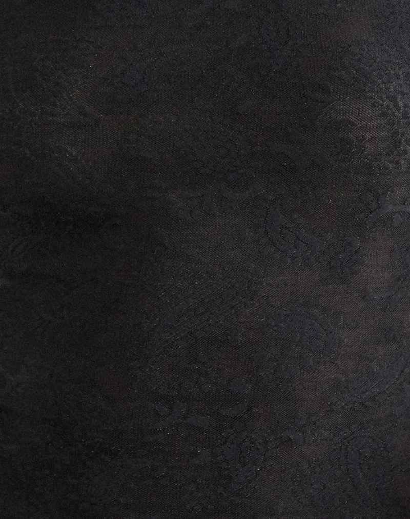 Débardeur Louis en dentelle noire