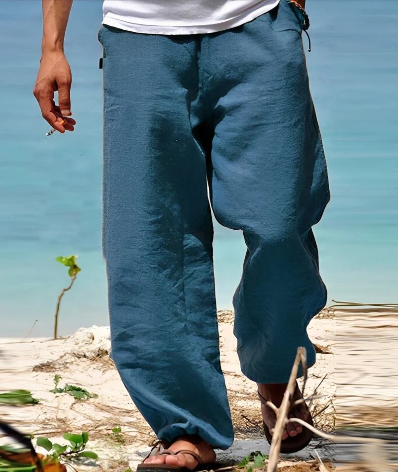 Theo - Pantalon Homme - pour Promenades Ensoleillées en Plein Air