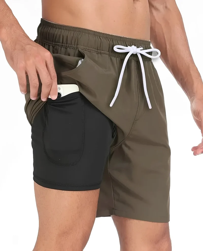 Adam – Short de bain pour homme – séchage rapide