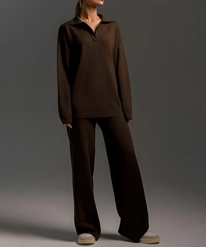 Rosie – Ensemble pull et pantalon pour femmes – Décontracté et confortable