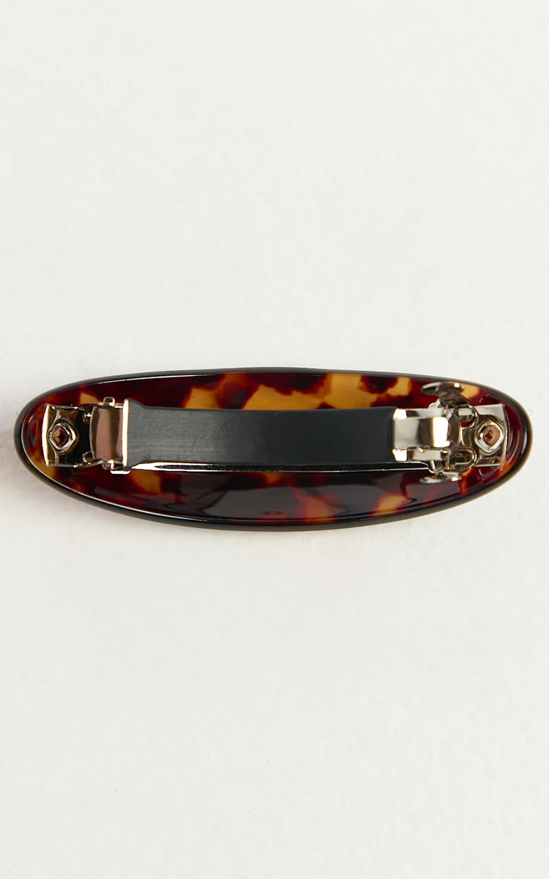 Charlize Hair Clip - Barrette Hair Clip in Tort