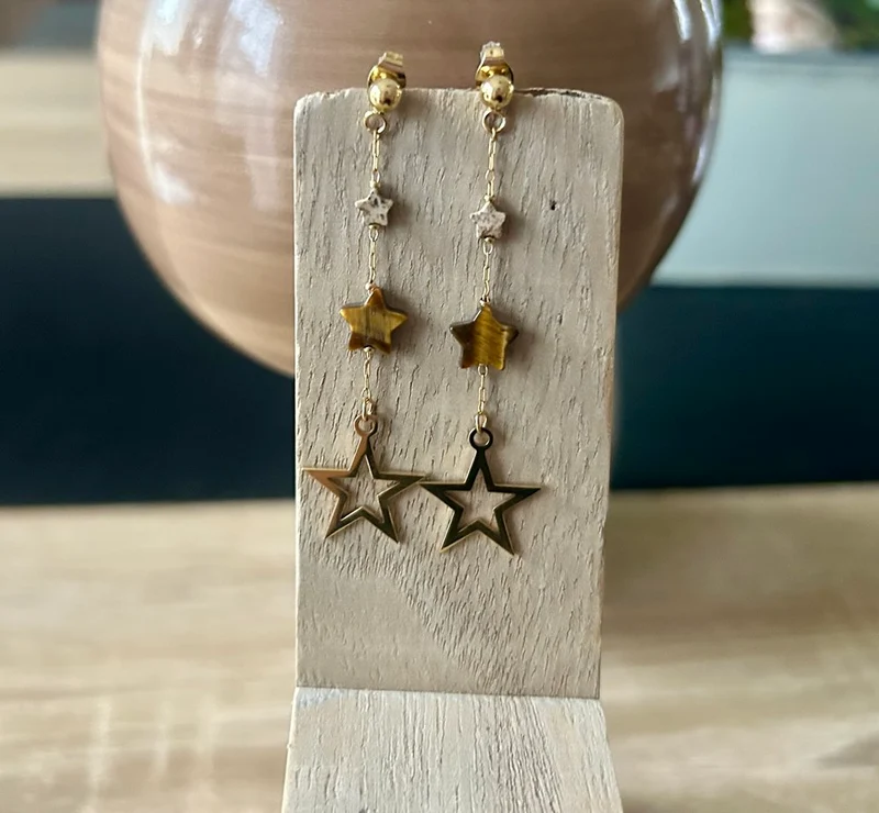 Boucles d'oreilles Etoiles