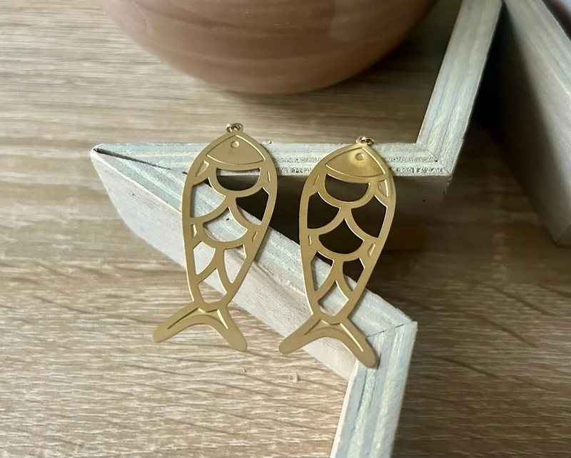 Boucles d'oreilles Fish