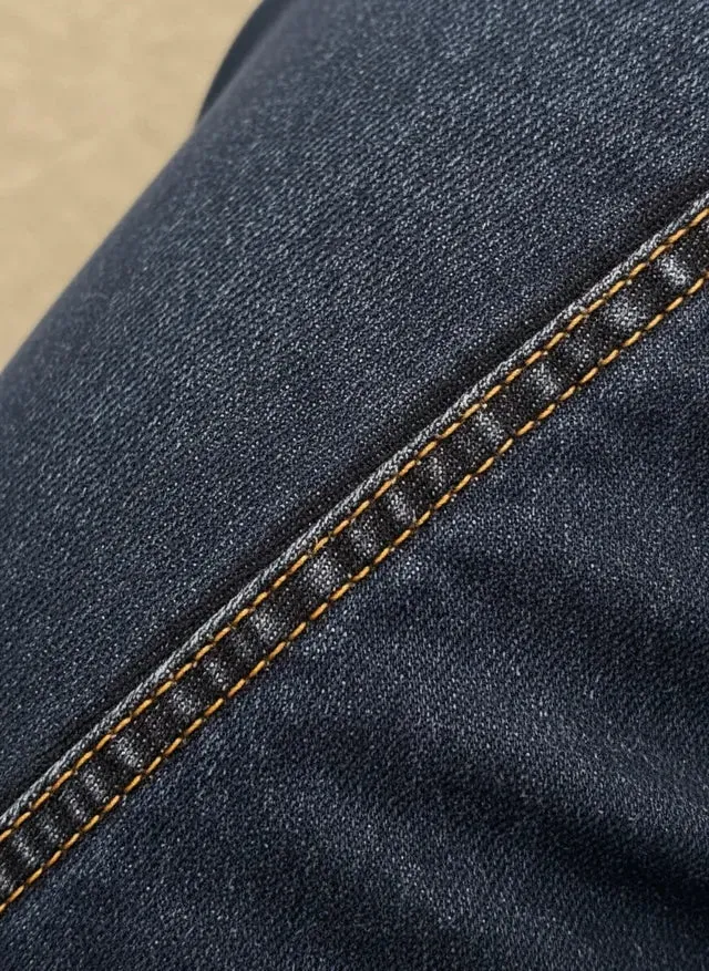 Robe Denim Plissée à Manches Courtes Style Chic Urbain