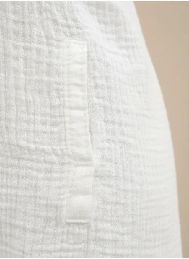 Robe Mini Vintage à Col V et Manches 3/4 Féminine