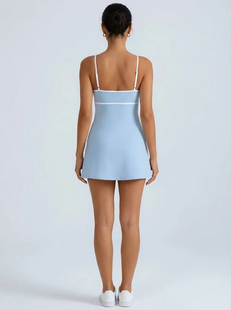 Robe de sport avec short intégré