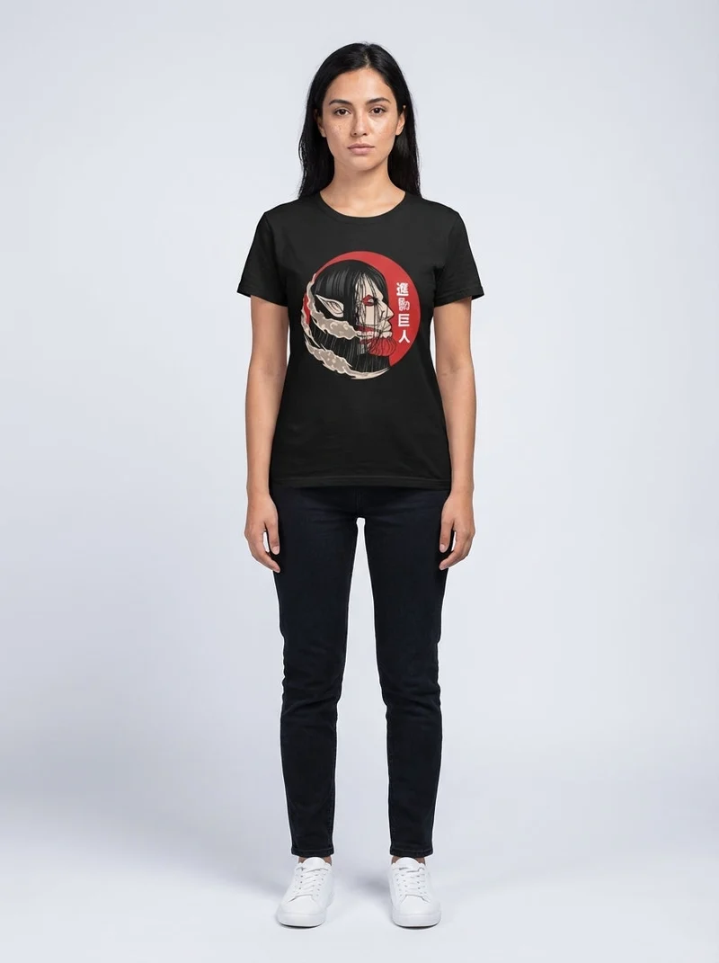 T-shirt Attack on Titan style Harajuku