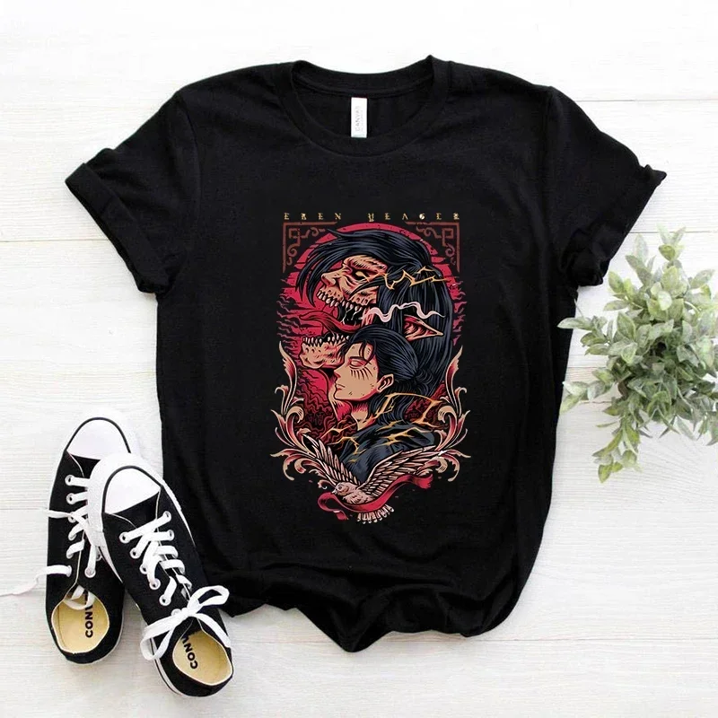 T-shirt Attack on Titan style Harajuku