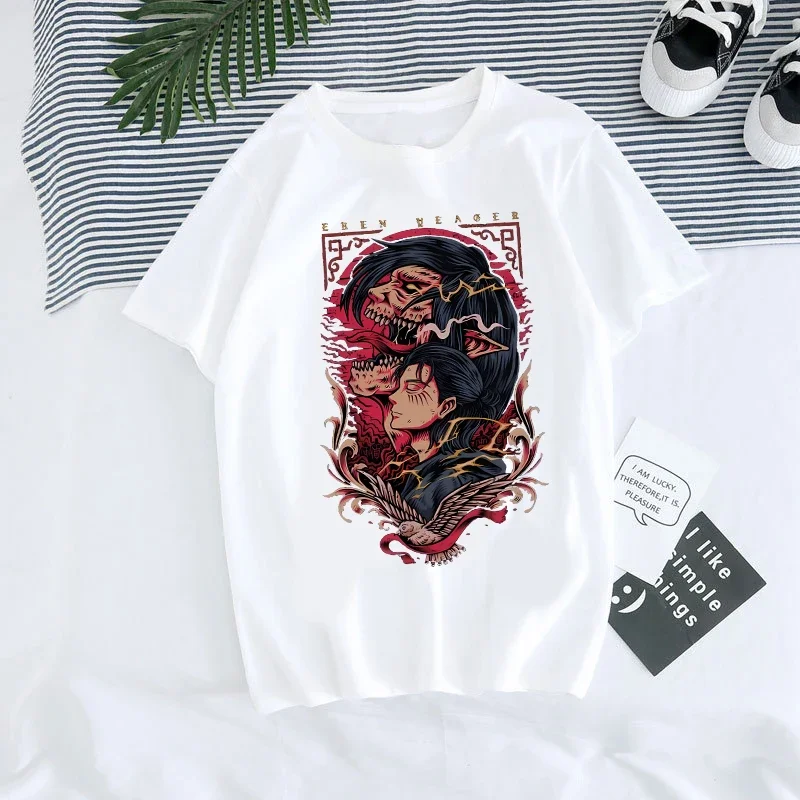 T-shirt Attack on Titan style Harajuku