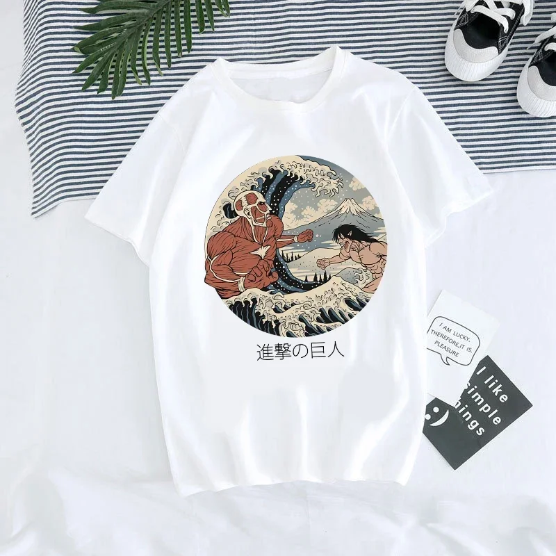T-shirt Attack on Titan style Harajuku