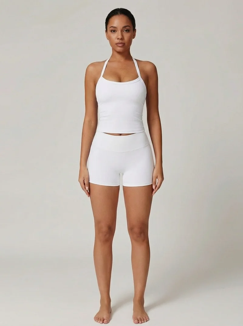 Ensemble yoga polaire soutien-gorge rembourré