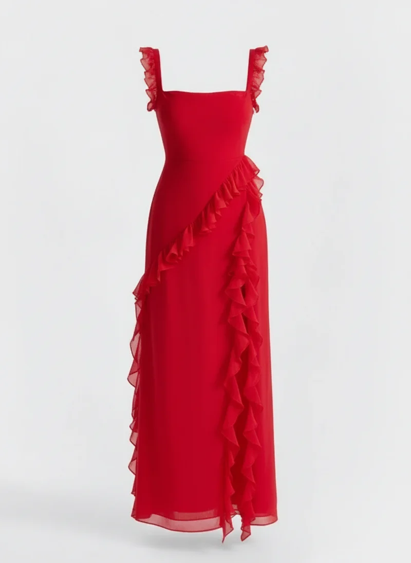 Robe Glamour d’Automne Élégante à Fermeture Zippée