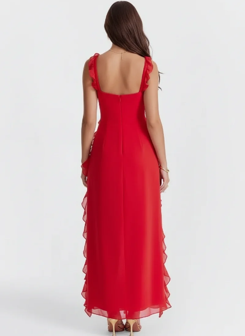 Robe Glamour d’Automne Élégante à Fermeture Zippée