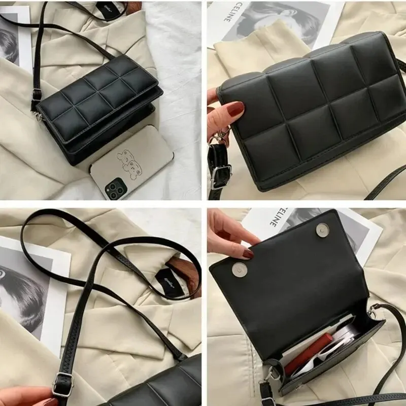 Sac à main femme en cuir PU élégant avec bandoulière et poignée