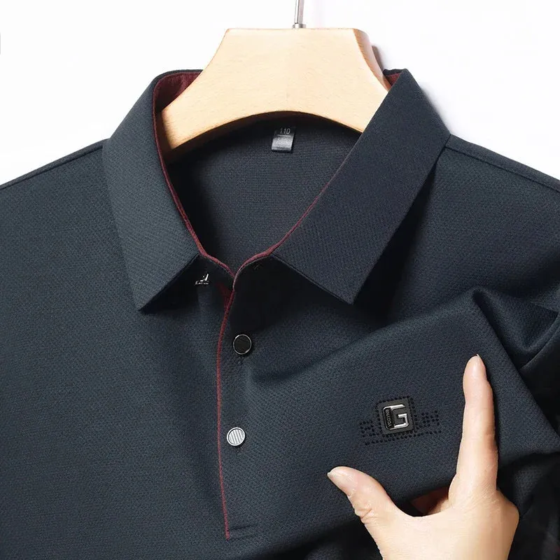 Chemise polo homme manches courtes élégante et respirante