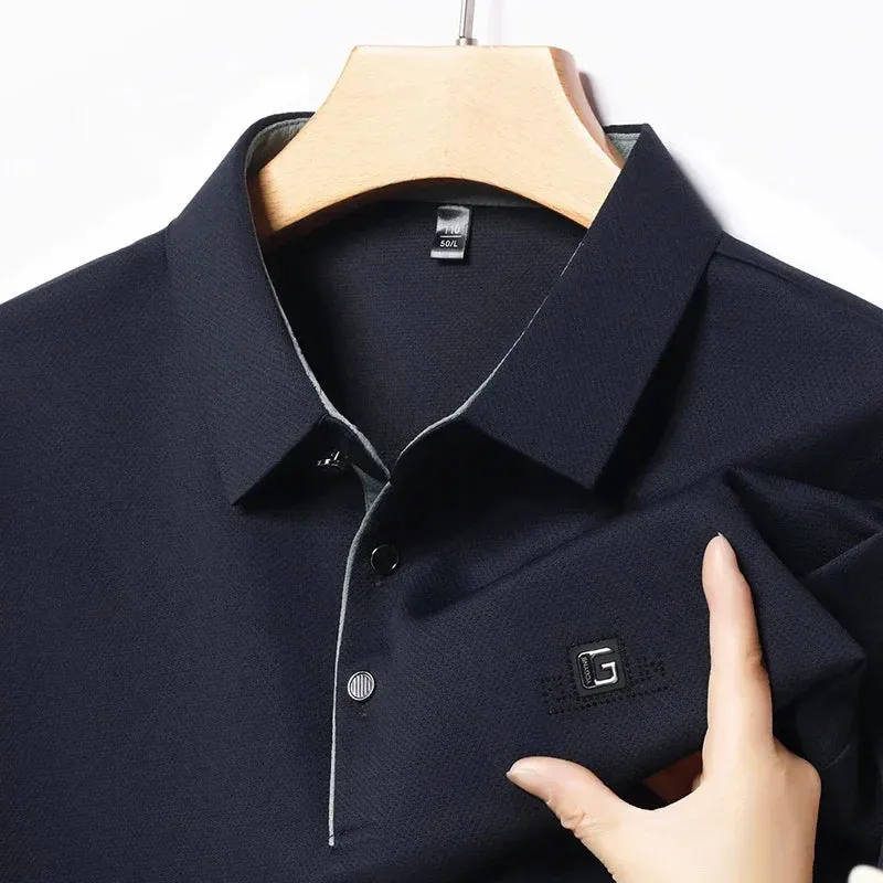Chemise polo homme manches courtes élégante et respirante