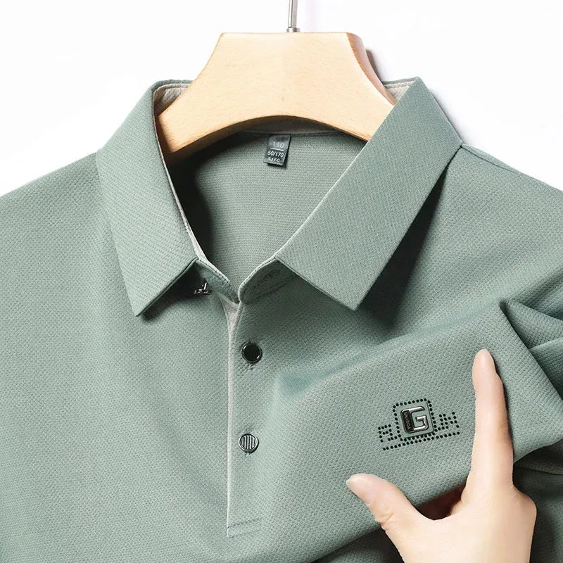 Chemise polo homme manches courtes élégante et respirante