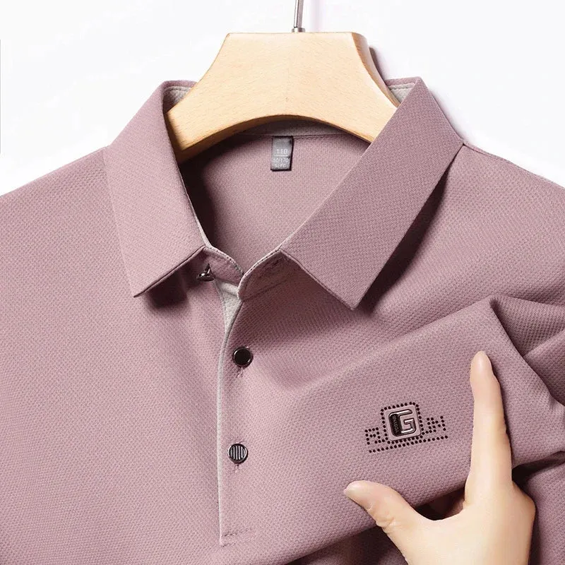 Chemise polo homme manches courtes élégante et respirante