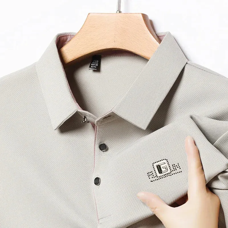 Chemise polo homme manches courtes élégante et respirante