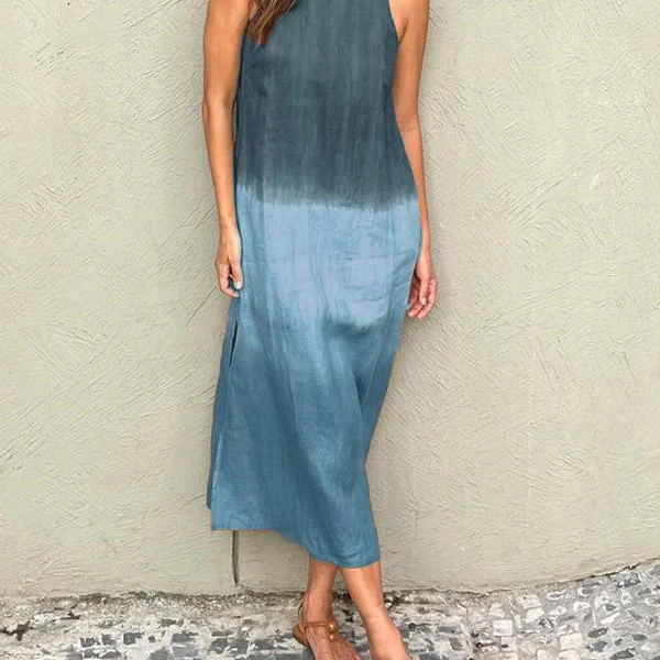 Robe Élégante Fluide avec Imprimé Naturel, Parfaite pour Toutes Occasions