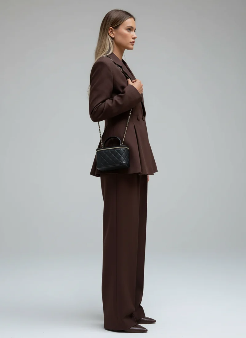 Tailleur Élégant Femme Blazer Structuré