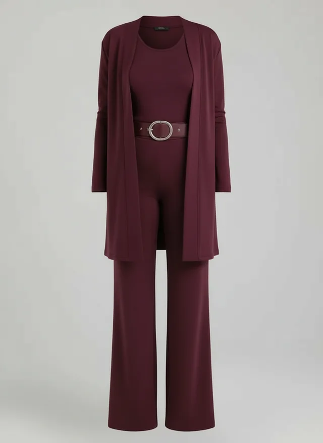 Ensemble 3 Pièces Femme Élégant