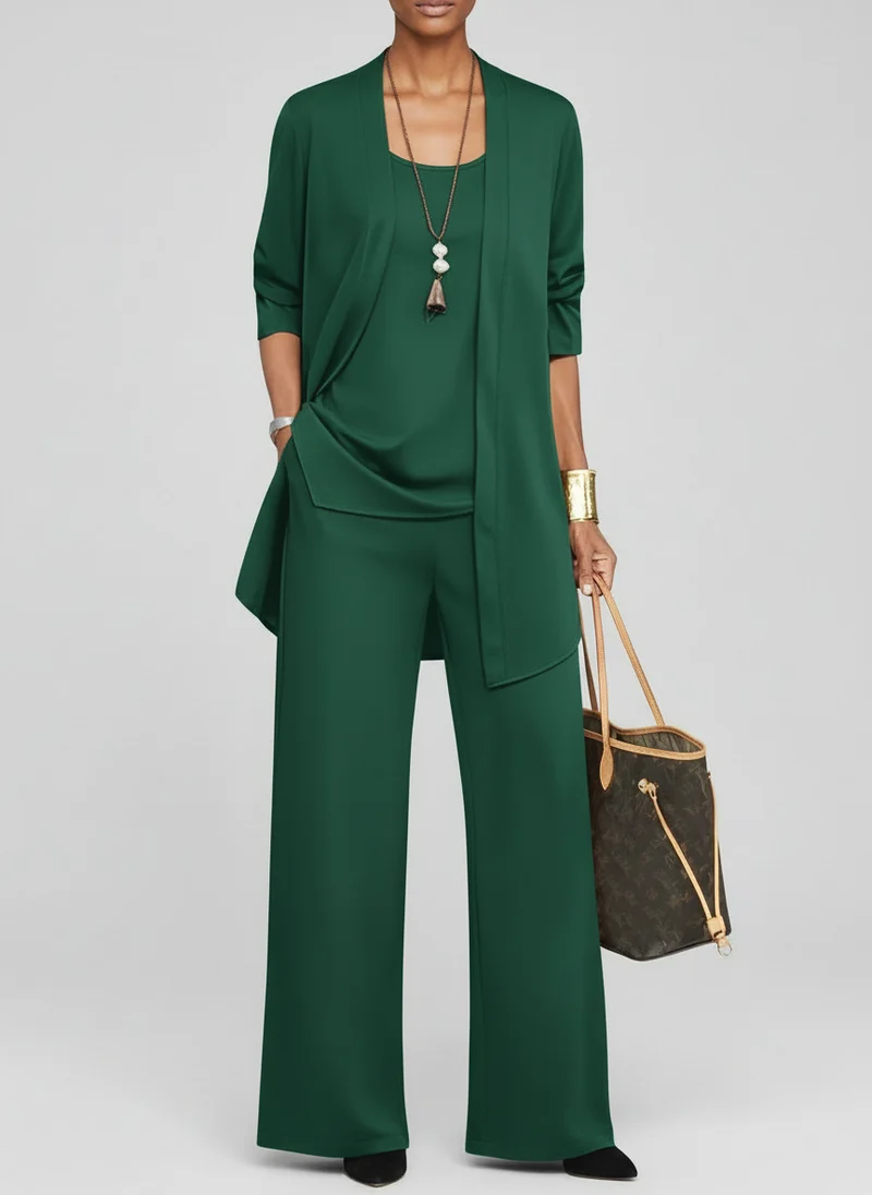 Tailleur Pantalon Élégant Femme Hiver
