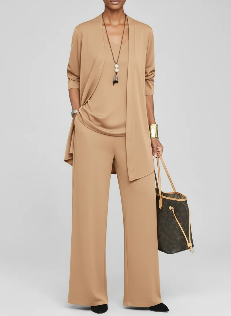 Tailleur Pantalon Élégant Femme Hiver