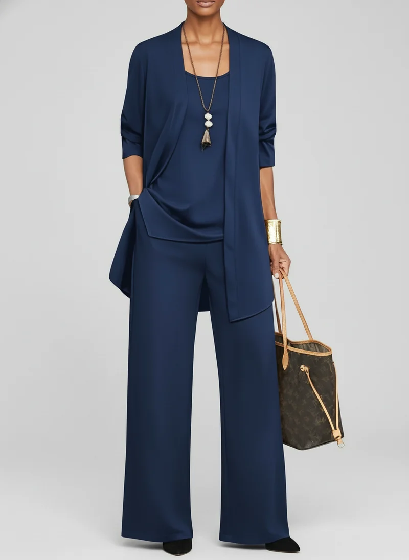 Tailleur Pantalon Élégant Femme Hiver