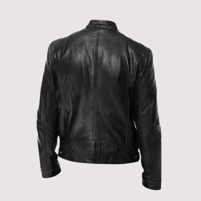 Veste en Cuir pour Homme, Style Authentique et Polyvalent