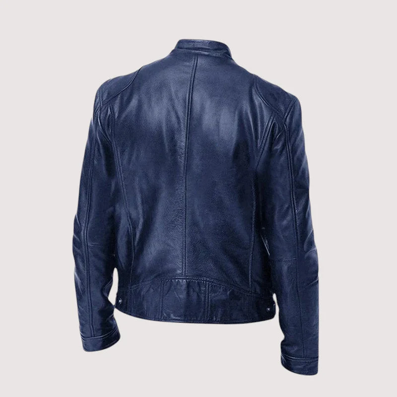 Veste en Cuir pour Homme, Style Authentique et Polyvalent