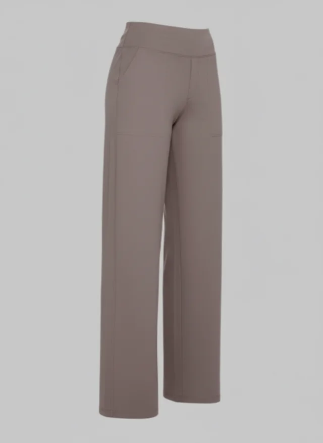 Pantalon Stretch Confort Taille Haute pour Femme au Style Élégant et Décontracté