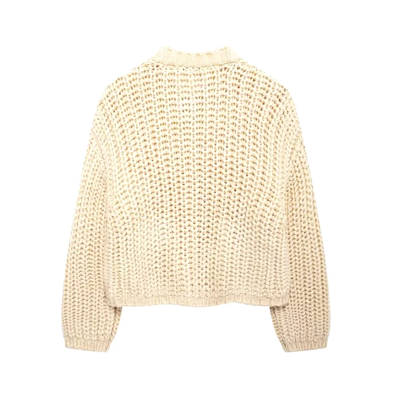Veste Courte en Maille Chic pour Femme, Idéale pour la Superposition
