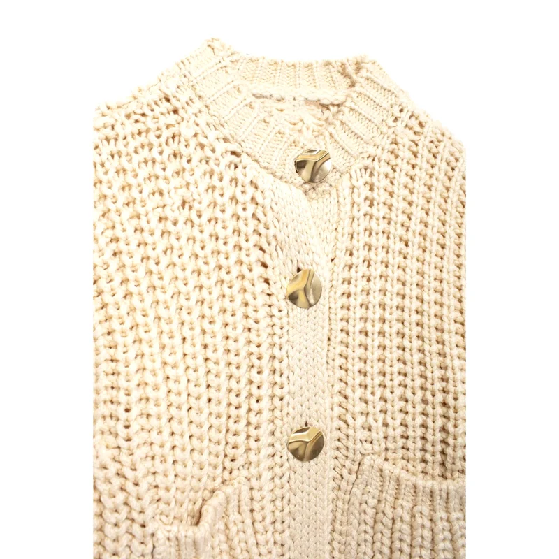 Veste Courte en Maille Chic pour Femme, Idéale pour la Superposition