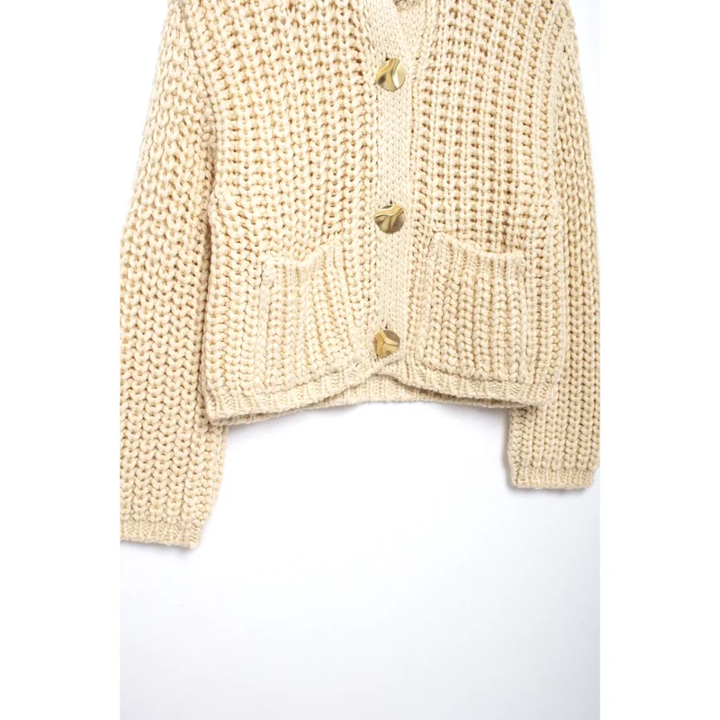 Veste Courte en Maille Chic pour Femme, Idéale pour la Superposition